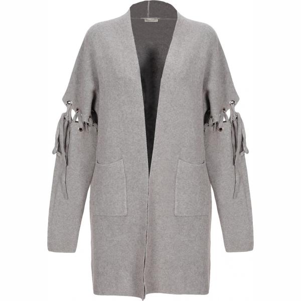 cardigans Cashmere Company grigio tinta unita