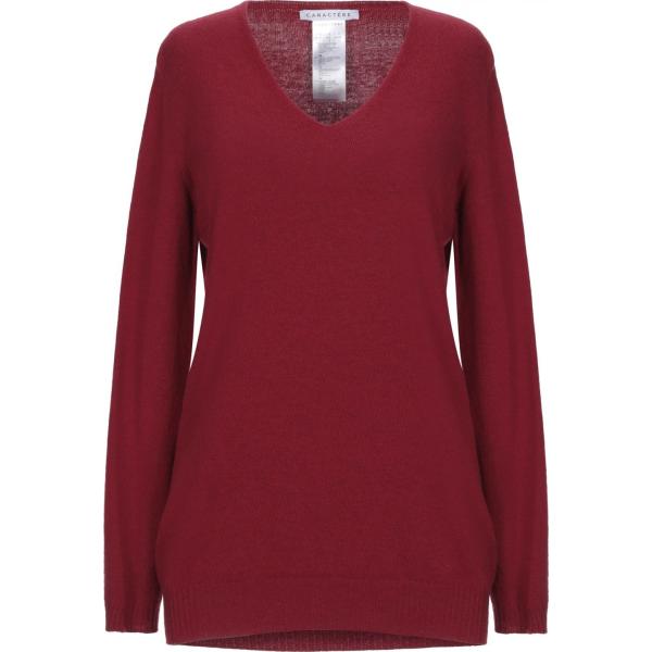 pullovers Caractère rosso tinta unita