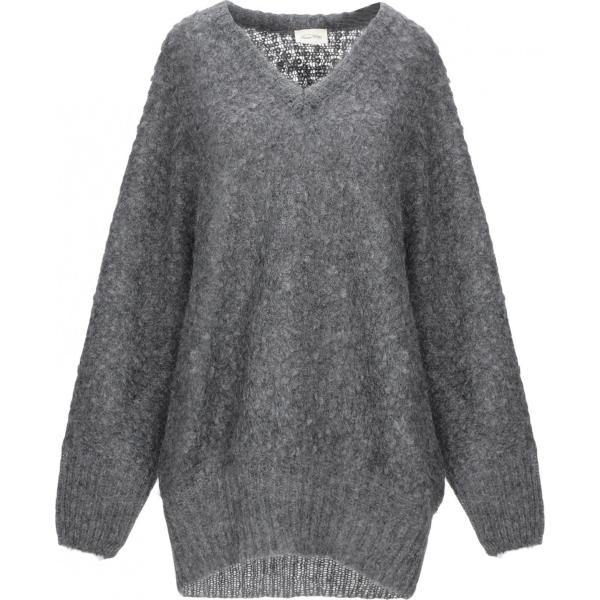 pullovers American Vintage grigio tinta unita