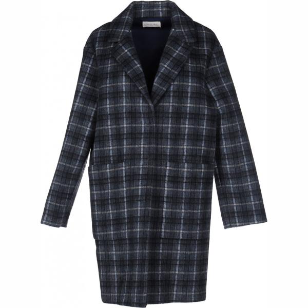 Cappotto fantasia collo con revers a maniche lunghe interno sfoderato in flanella monopetto Sonia De Nisco scozzese