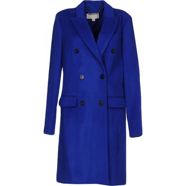 Cappotto doppiopetto con spacco collo con revers a maniche lunghe interno foderato tinta unita Michael Michael Kors tinta unita