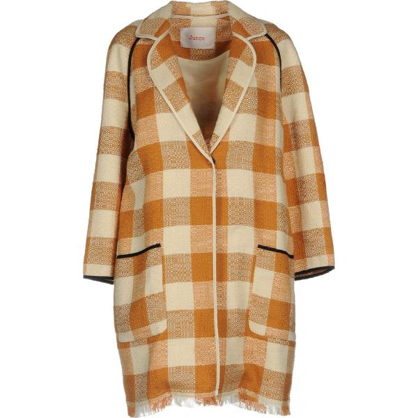 Soprabito a quadri collo con revers a maniche 3/4 interno sfoderato in cotone jacquard Jucca a quadri