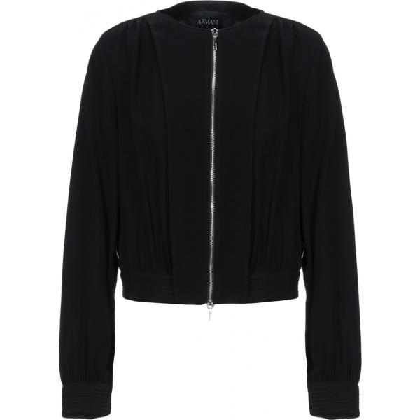 bomber Armani Jeans nero tinta unita