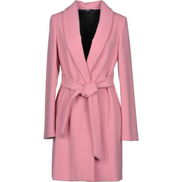 Cappotto collo con revers a maniche lunghe interno foderato in flanella tinta unita Carla G. tinta unita