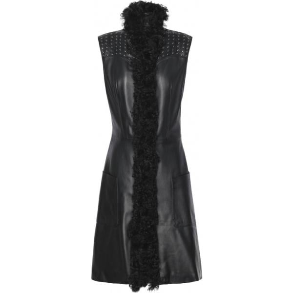 Cappotto contrasto con borchie senza maniche interno foderato tinta unita JOLIE by EDWARD SPIERS tinta unita