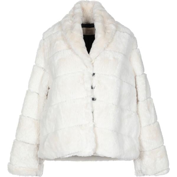 ecopelliccia Kaos Jeans bianco tinta unita