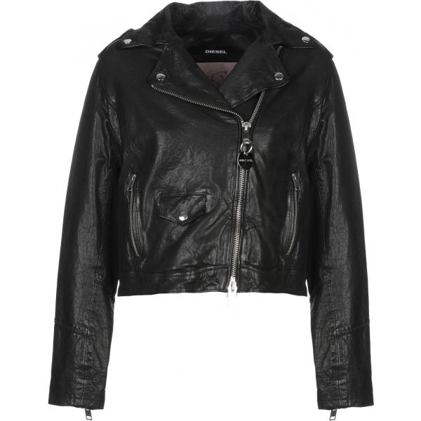 Giubbotto collo con revers a maniche lunghe con zip interno foderato tinta unita Diesel tinta unita