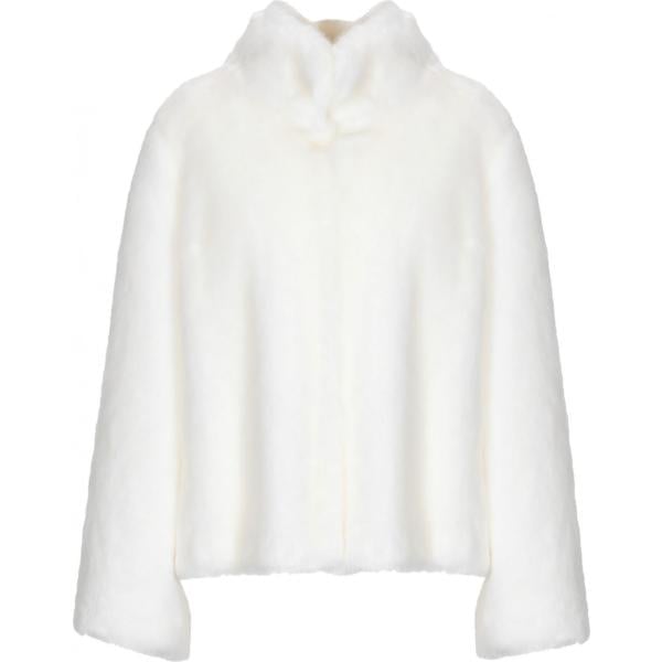 cappotti Le Coeur Twinset bianco tinta unita