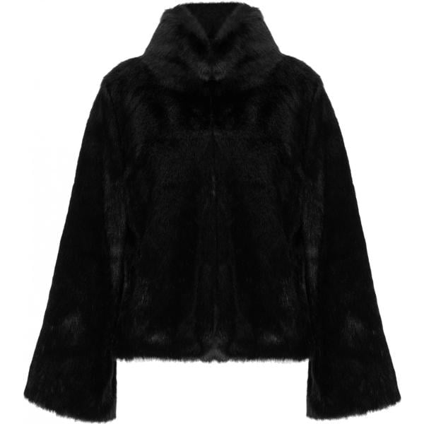 Ecopelliccia Le Coeur Twinset nero tinta unita