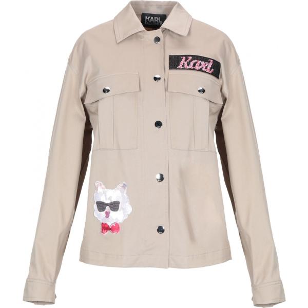 Giubbotto tweed collo classico a maniche lunghe con zip interno sfoderato tinta unita Karl Lagerfeld tinta unita
