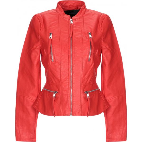 Giubbotto collo coreana a maniche lunghe con zip interno foderato in pelle sintetica tinta unita Vero Moda tinta unita
