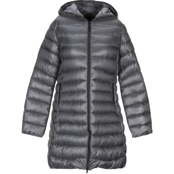 piumini Mangano grigio tinta unita