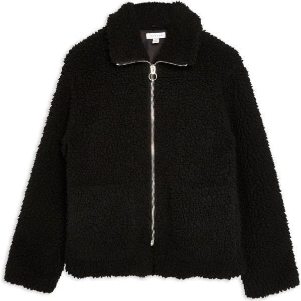 ecopellicce Topshop nero tinta unita