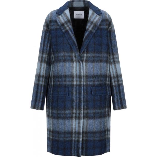 cappotti Dondup blu scozzese