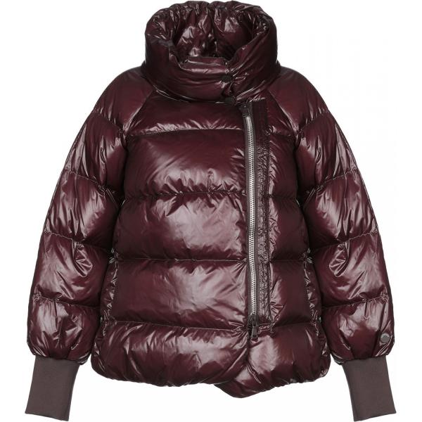 piumino Geospirit marrone tinta unita