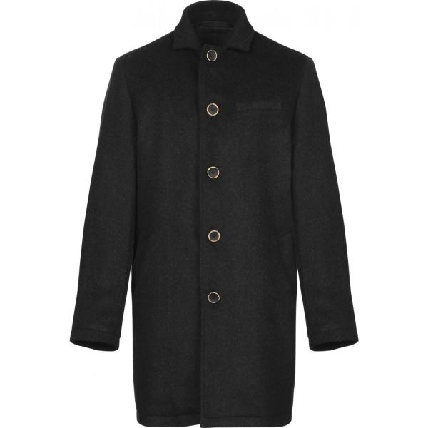 Cappotto collo con revers a maniche lunghe interno foderato tinta unita Mr Massimo Rebecchi tinta unita