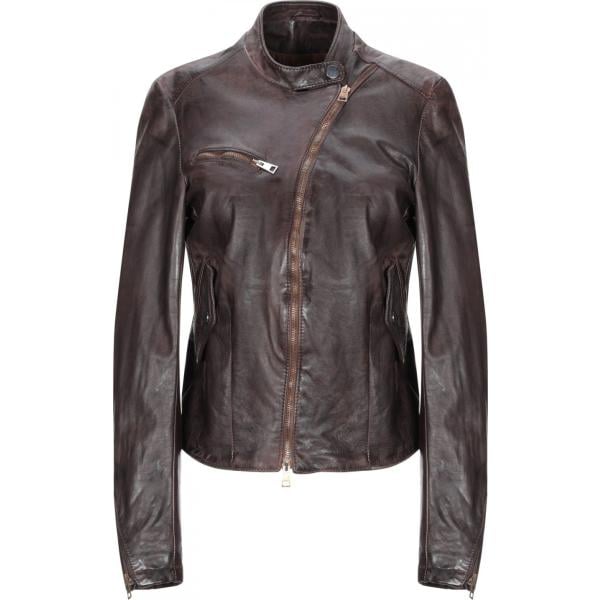 cappotti Street Leathers nero tinta unita