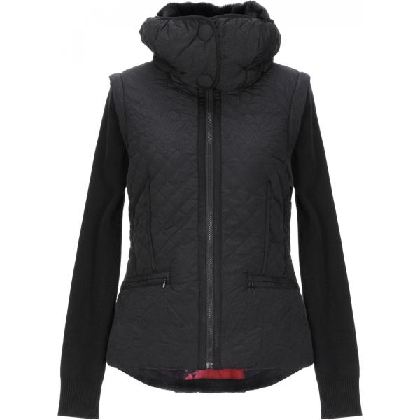 Piumino lavorato a maglia collo alto a maniche lunghe con zip interno imbottito in tessuto tecnico tinta unita Desigual tinta unita