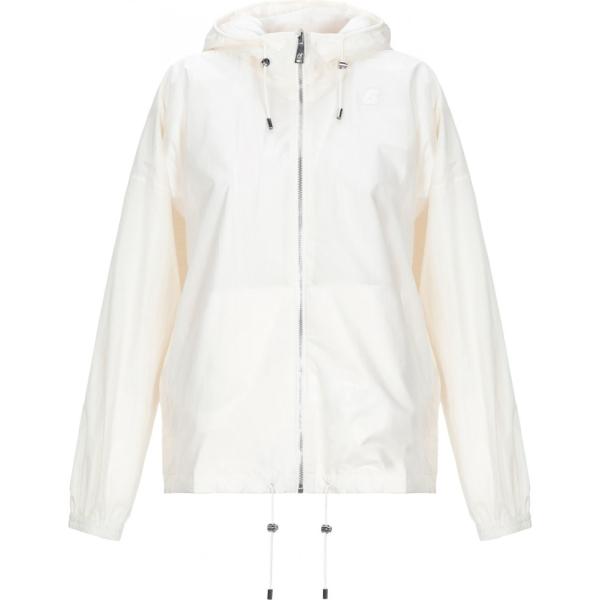 cappotti K-Way bianco tinta unita