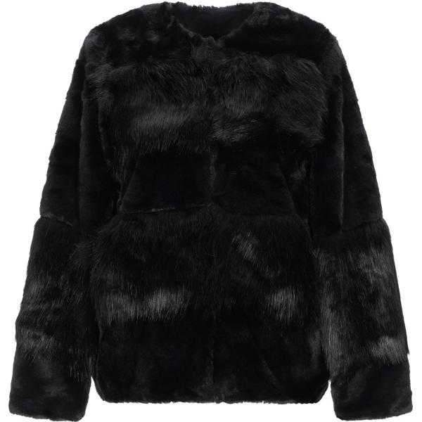 ecopelliccia Vero Moda nero tinta unita
