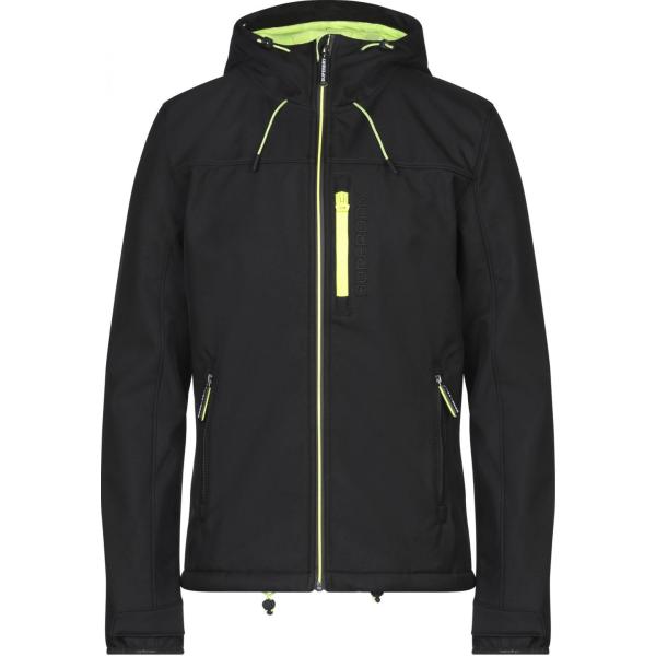cappotti Superdry nero tinta unita