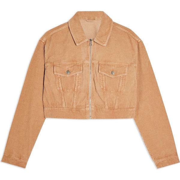cappotti Topshop marrone tinta unita