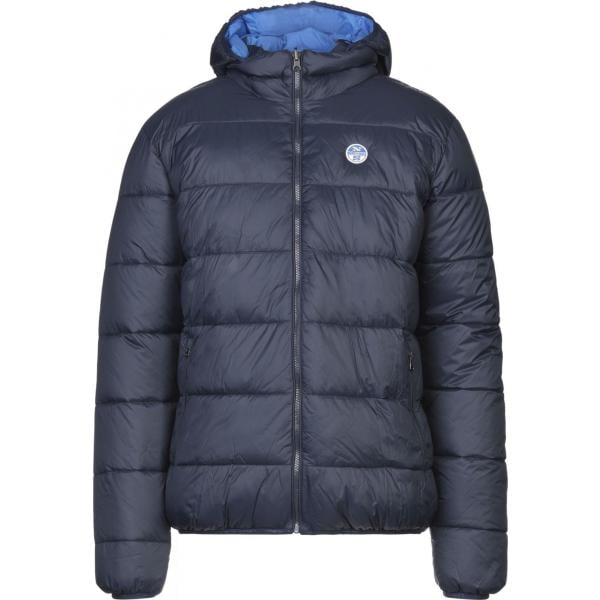 piumini North Sails blu tinta unita