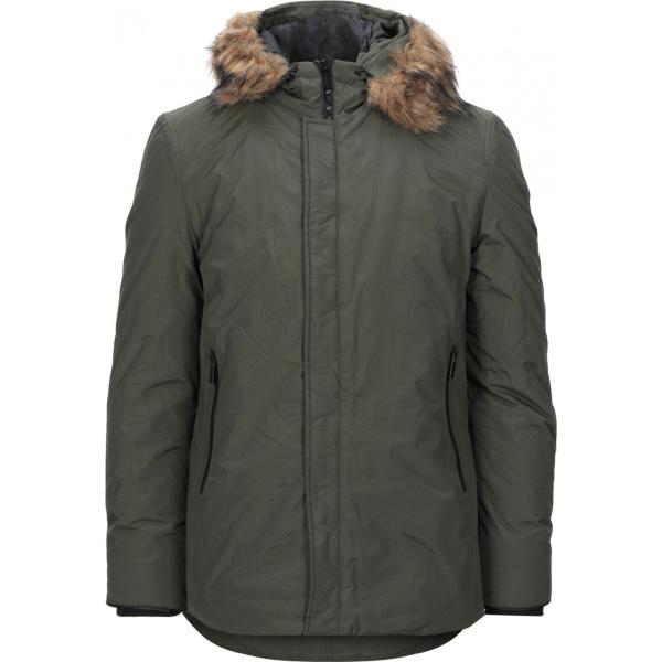 cappotti Hamaki-Ho verde tinta unita