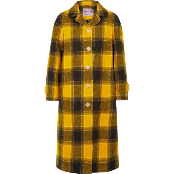 cappotti Alexachung marrone scozzese