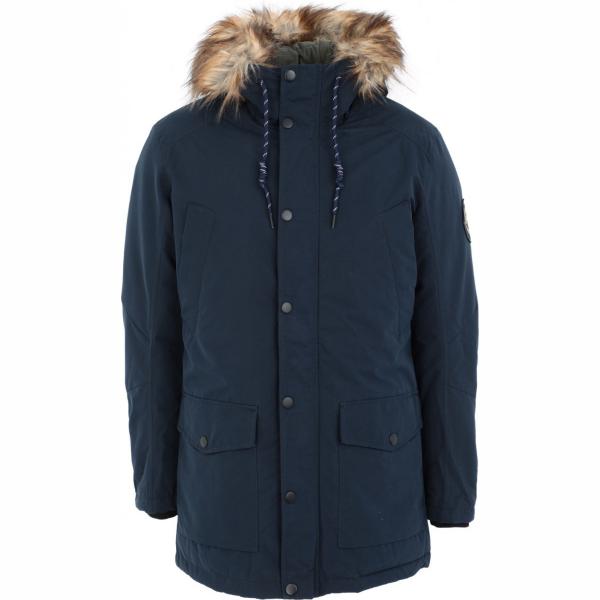 cappotti Jack & Jones blu tinta unita