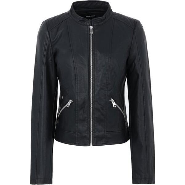 cappotti Vero Moda nero tinta unita