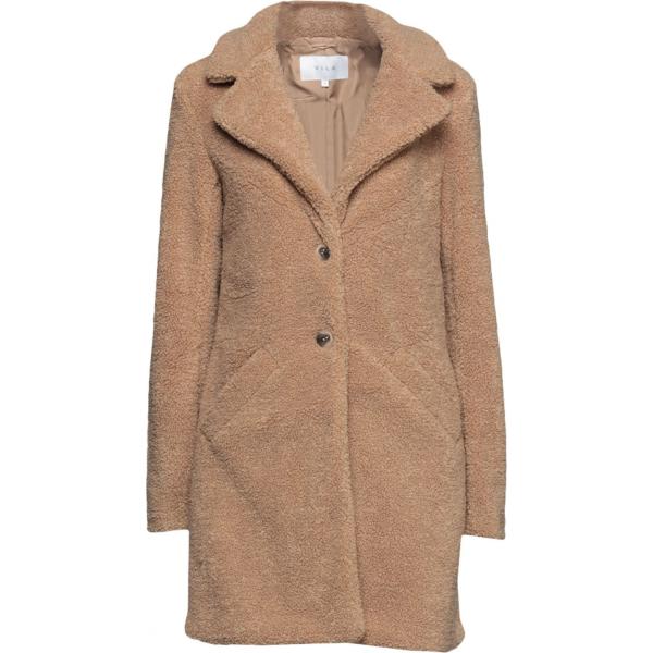 cappotti Vila marrone tinta unita