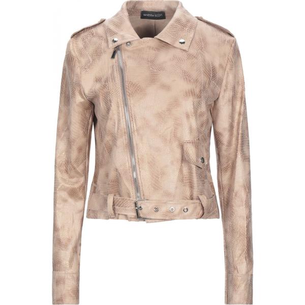 cappotti Vanessa Scott marrone animalier