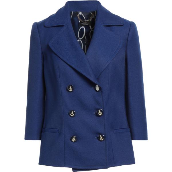 blazer Elisabetta Franchi blu tinta unita