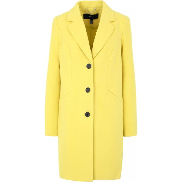 cappotti Vero Moda giallo tinta unita