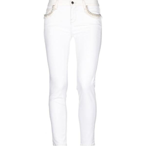 jeans slim fit Kaos Jeans bianco tinta unita