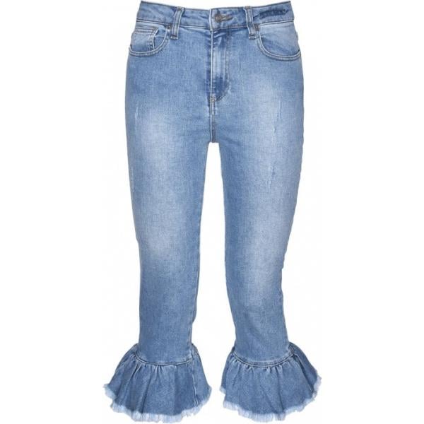 Pantalone in denim George J. Love tinta unita