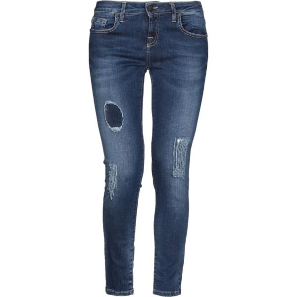 Jeans delavé vita bassa con zip tinta unita Up ★ Jeans tinta unita