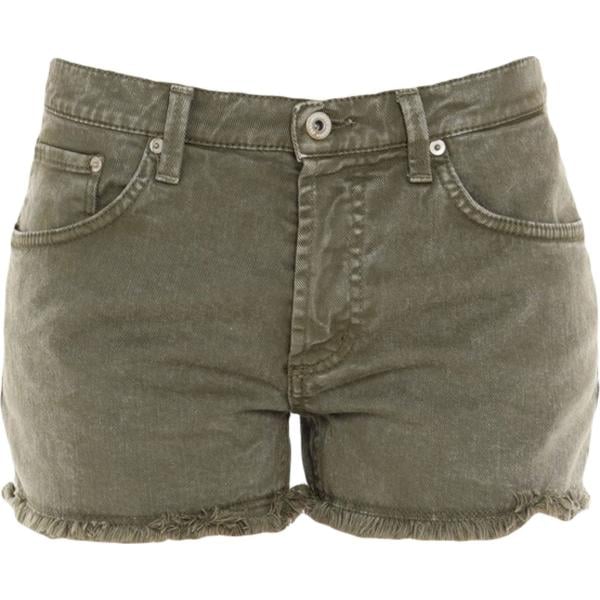 shorts Dondup verde tinta unita