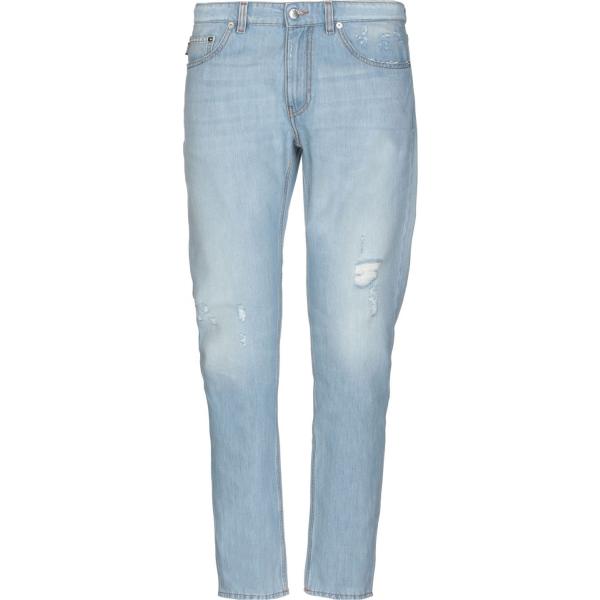 jeans strappati Love Moschino blu tinta unita