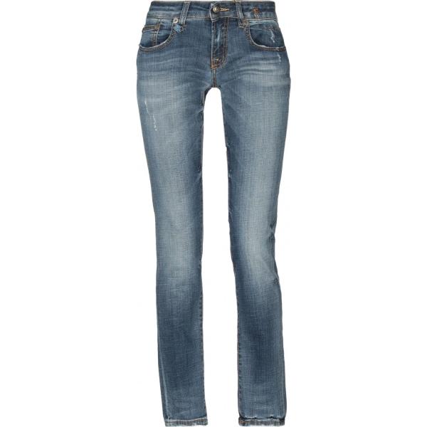 Jeans delavé vita bassa con zip in pelle tinta unita R13 tinta unita