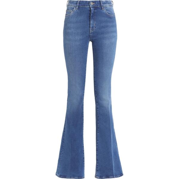 Jeans wide leg con zip tinta unita M.i.h Jeans tinta unita