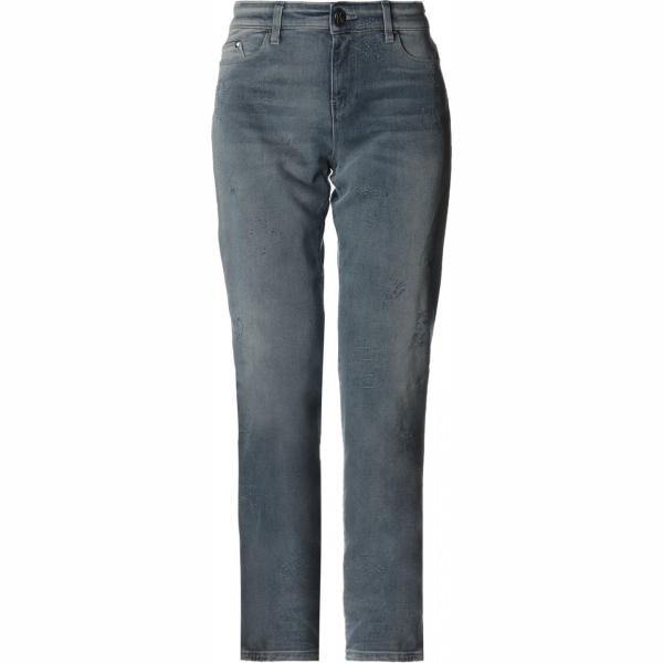 Jeans a tubo delavé con zip tinta unita Karl Lagerfeld tinta unita