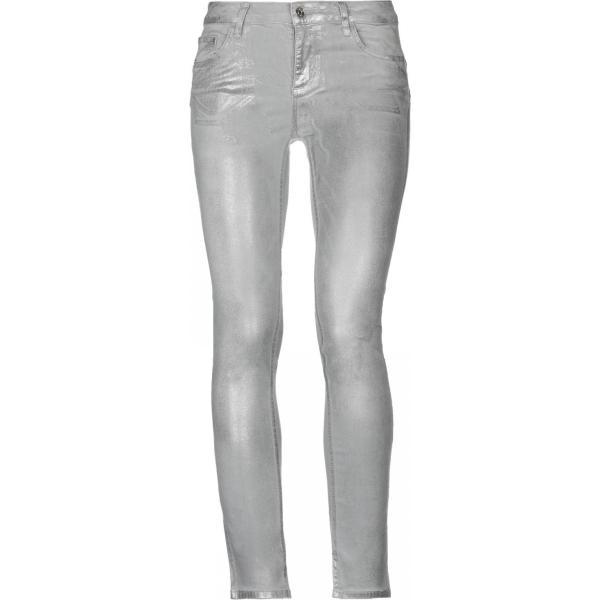 Jeans vita bassa con zip in denim tinta unita Liu •Jo tinta unita
