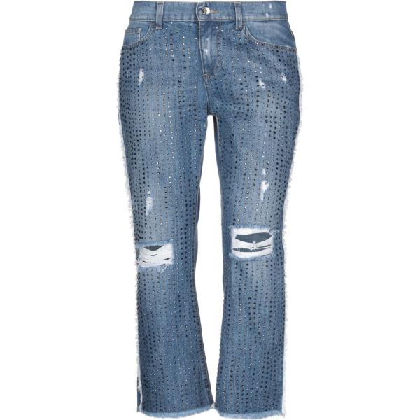 jeans strappati Liu •Jo blu tinta unita