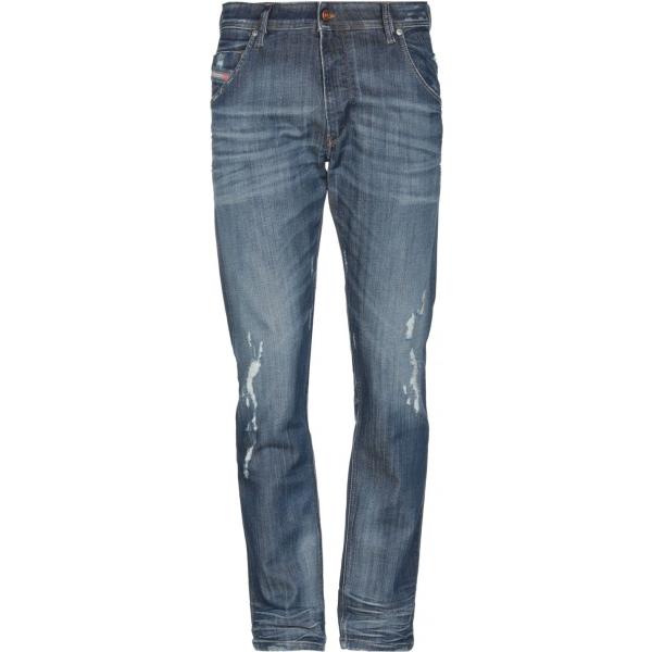 Jeans delavé con zip tinta unita Diesel tinta unita