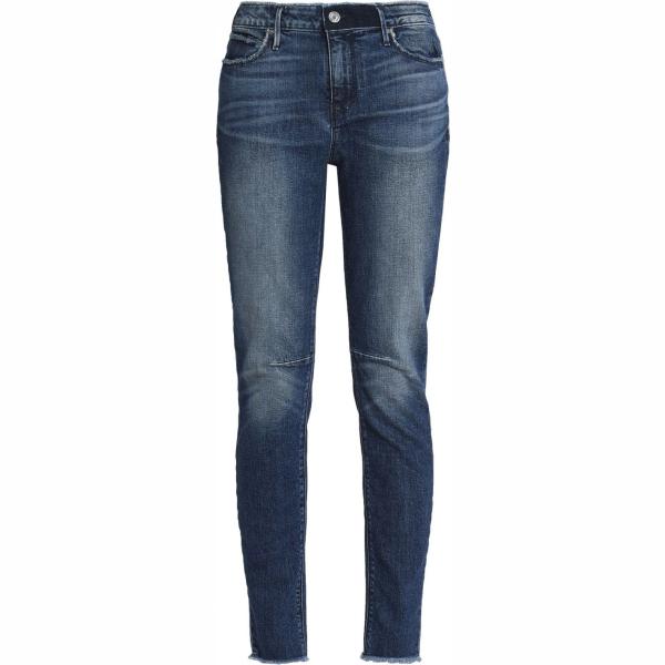 Jeans delavé con zip in seta tinta unita Rta tinta unita