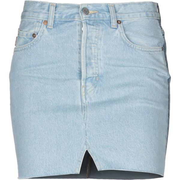 gonne VETEMENTS x LEVIS blu tinta unita