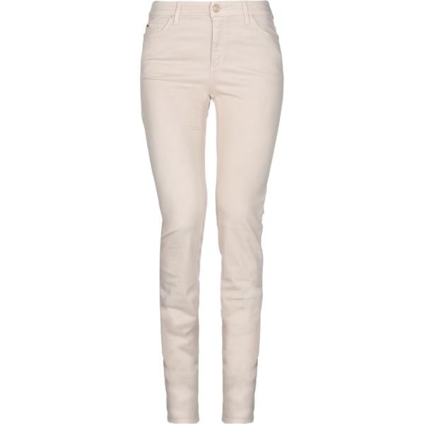 Pantalone a sigaretta con zip in gabardine tinta unita Armani Jeans tinta unita