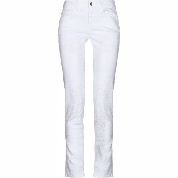 Jeans con stampa e zip tinta unita Liu •Jo tinta unita